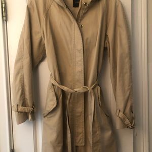 Water resistant J.Crew trench